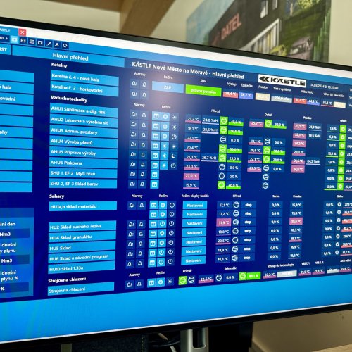KÄSTLE CZ | Systém měření a regulace nové výrobní haly